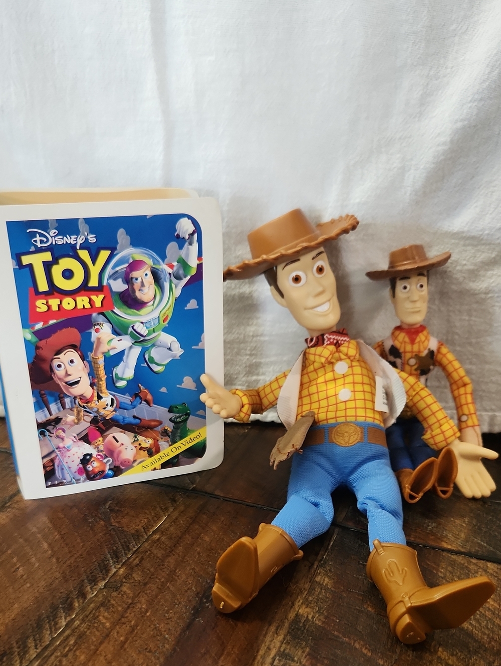 3 Vtg Woody Dolls